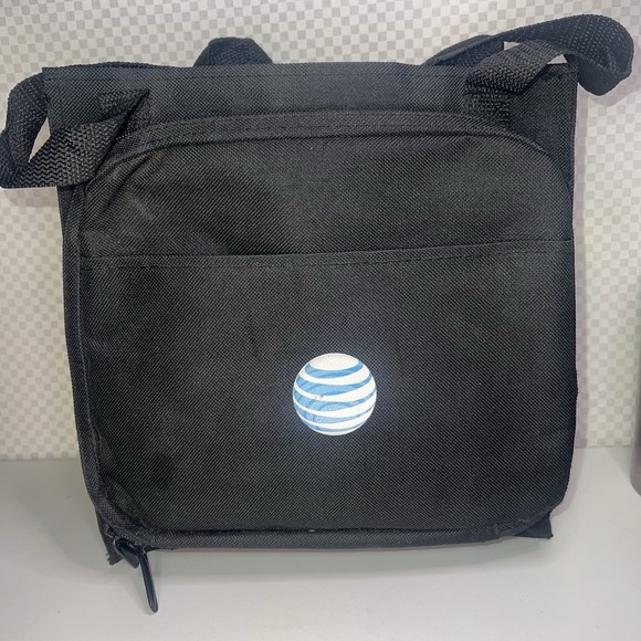 Benson & Hedges Handbags - Vintage Lead's  Picnic Tote Bag Black At&T Branded Several Pockets And Pouch